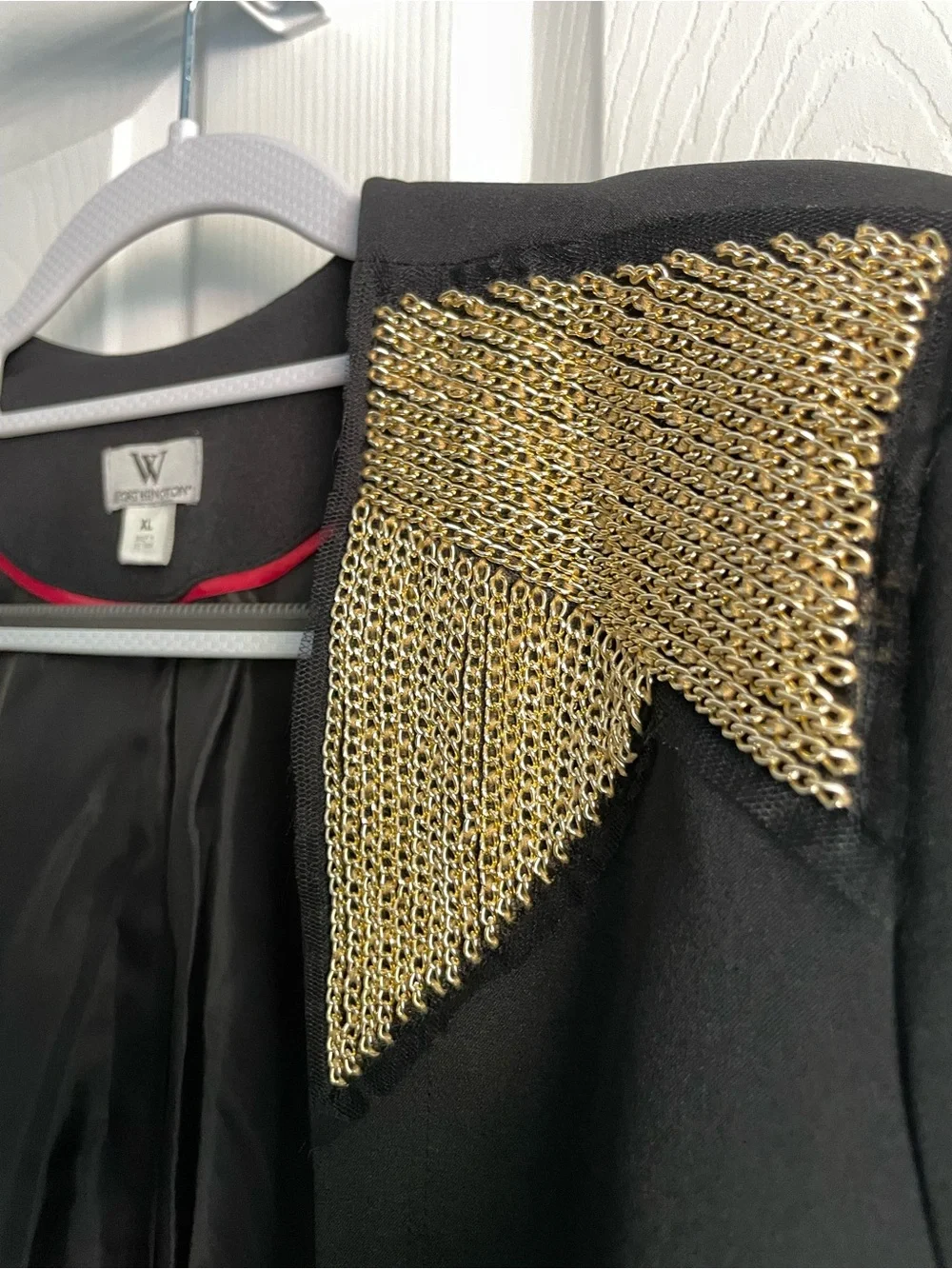 Worthington Gold Embellished Blazer, Size XL - Picture 3 of 8
